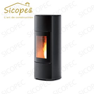 A modern and stylish pellet stove with innovative features A high-performance and economical heater An environmentally friendly pellet stove with low emissions An ideal solution for heating your home in winter A pellet stove that will bring you comfort, warmth, and style