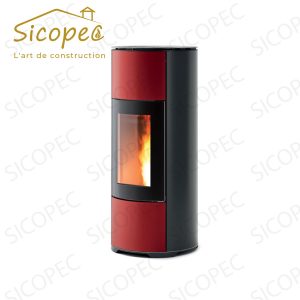 A modern and stylish pellet stove with innovative features A high-performance and economical heater An environmentally friendly pellet stove with low emissions An ideal solution for heating your home in winter A pellet stove that will bring you comfort, warmth, and style