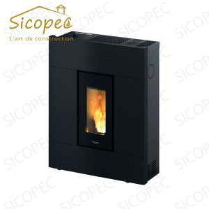 A compact and stylish pellet stove with automatic self-cleaning A high-performance and economical heater An environmentally friendly pellet stove An ideal solution for heating your home in winter A pellet stove that will bring you comfort and warmth Potential customer questions What is the power of the Pegaso Tabla 7 pellet stove? What is its energy efficiency rating? What heating volume can it reach? Is it compatible with the Flamme Verte label? What are its features?